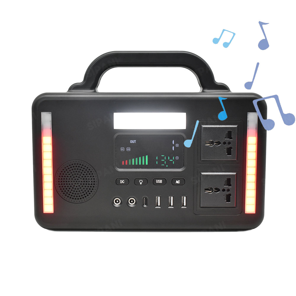 Hot Sale 300W Portable Lithium Battery Power Supply Outdoor Wireless Remote MPPT Charging RV Port Jump Starter RHemote Control