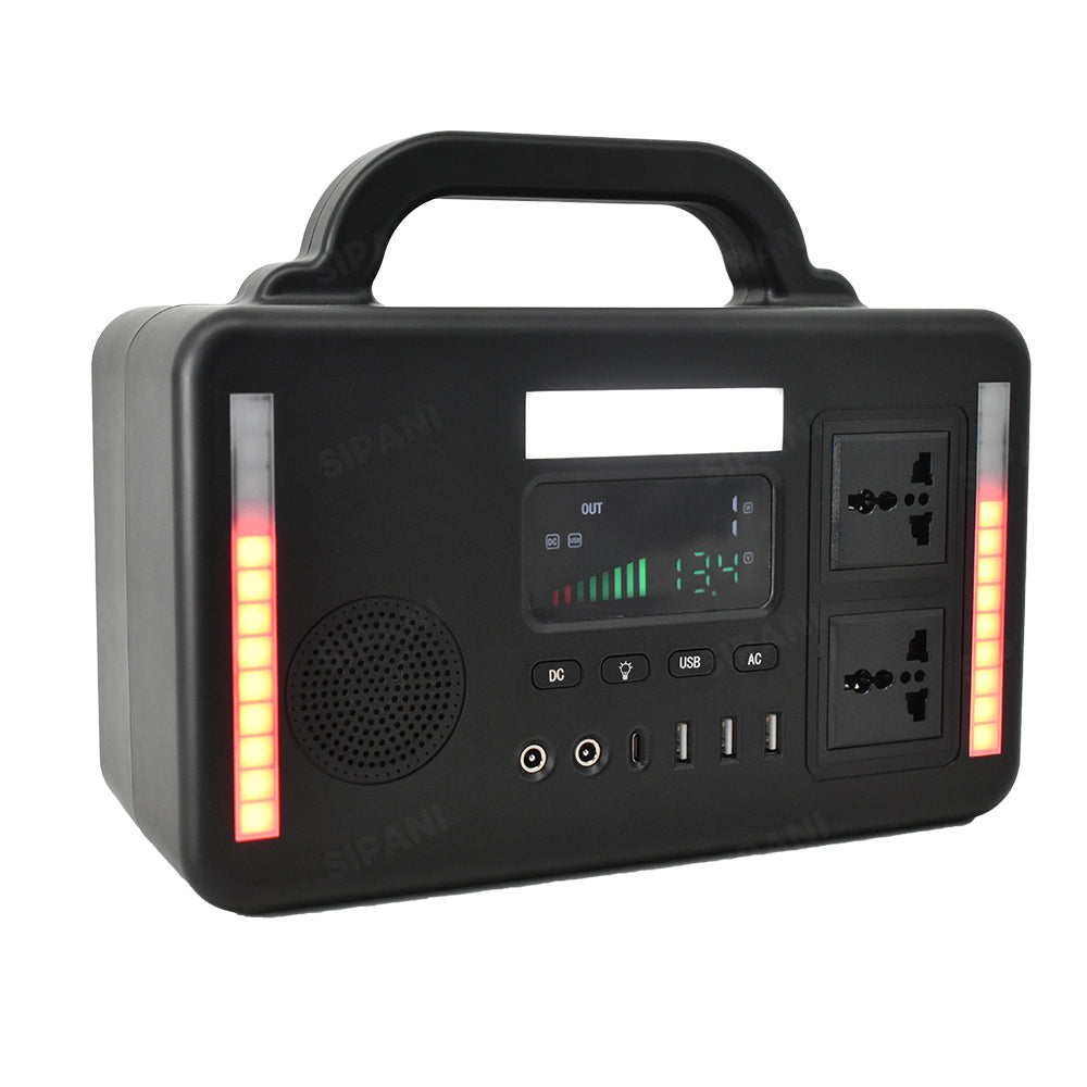 Hot Sale 300W Portable Lithium Battery Power Supply Outdoor Wireless Remote MPPT Charging RV Port Jump Starter RHemote Control