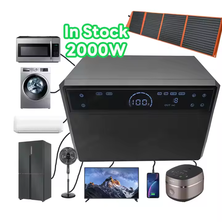 2000W Portable Power Station Touch Screen