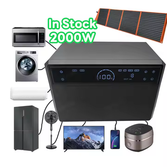 2000W Portable Power Station Touch Screen