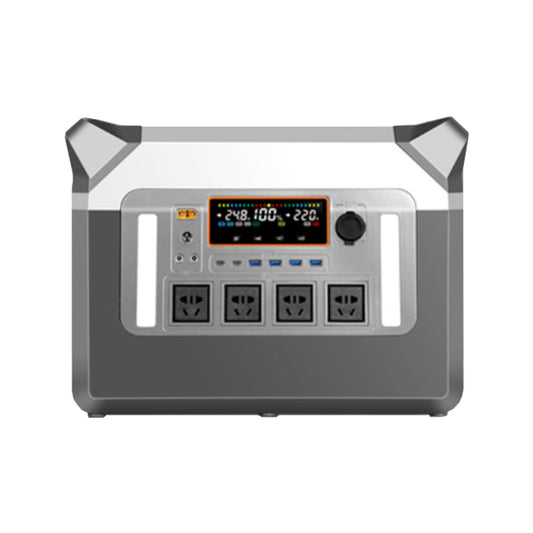 New Arrival 3000W 2560Wh LiFePO4 Portable Station Rechargeable Solar Generator for Home Backup Outdoor Camping Car Use MPPT