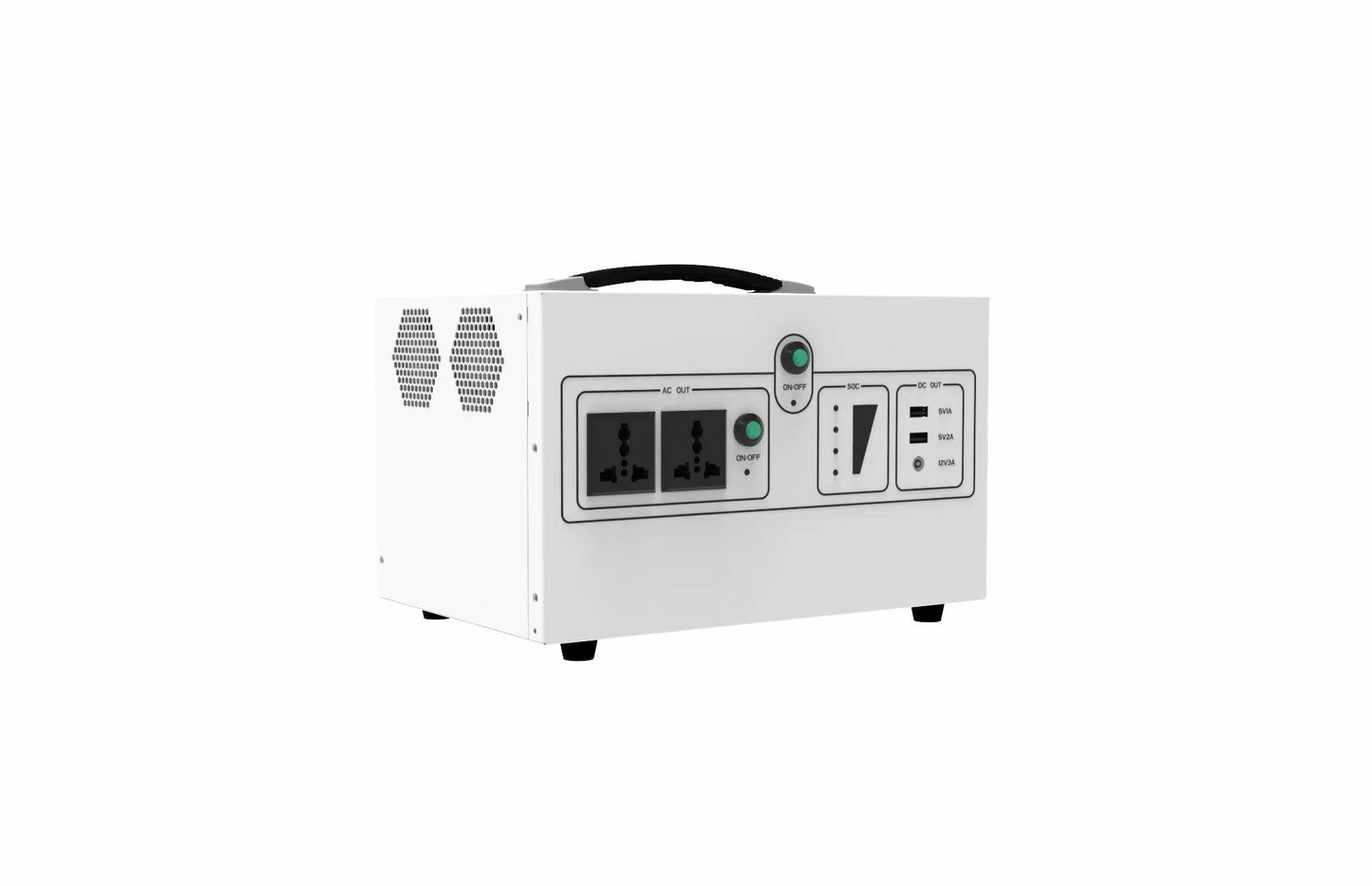 Portable 1000W Power Supply 45ah 220v Lithium Battery MPPT Controller LED Display Solar Panel-AU/US Plug External Jump Battery